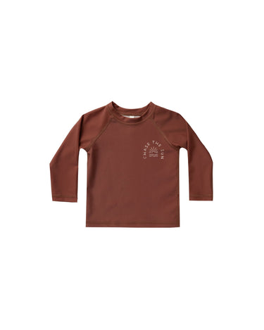 Rylee + Cru Rashgaurd Top, Redwood